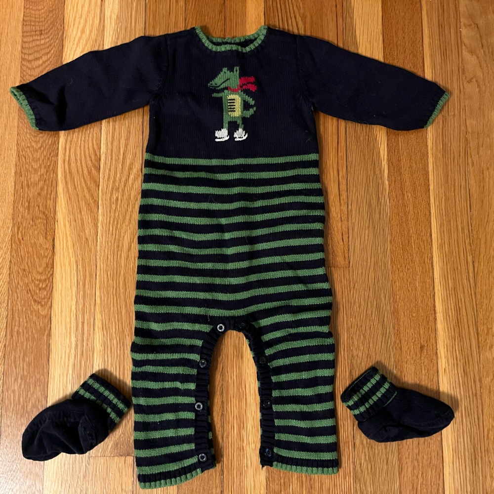 Janie and Jack alligator outfit